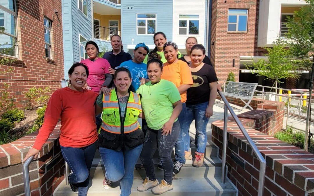 65+ Women Working on Raleigh Construction Project