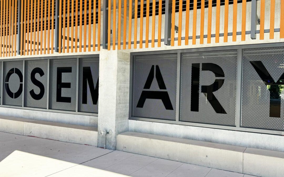 Rosemary Street Parking Deck Ribbon Cutting