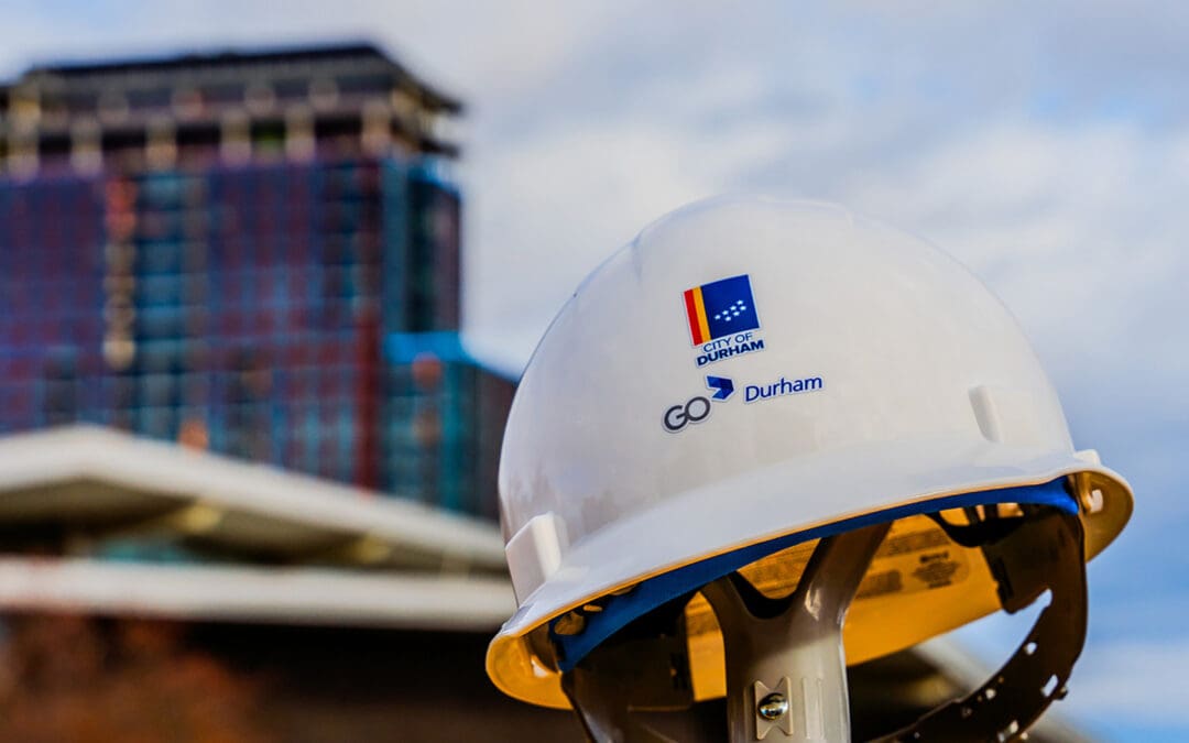 Building in Progress on Durham Transit Station