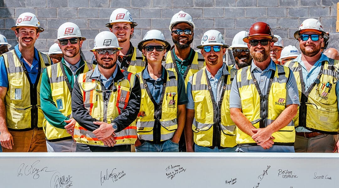 Topping Out at Glynn County Fire Station