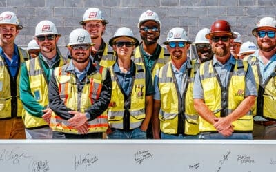 Topping Out at Glynn County Fire Station